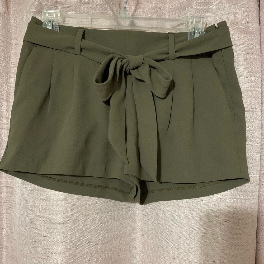 Olive shorts